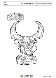 Skylanders boyama sayfaları
